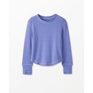 $32 Hanna Andersson Long Sleeve Active Rib Tee - Size 4 - Purple